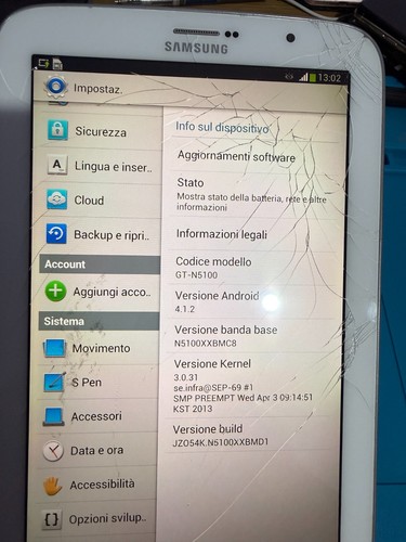 Samsung galaxy note - samsung, 8.0
